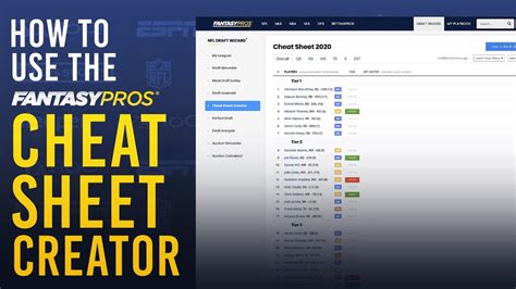 fantasypros|fantasypros cheat sheet.